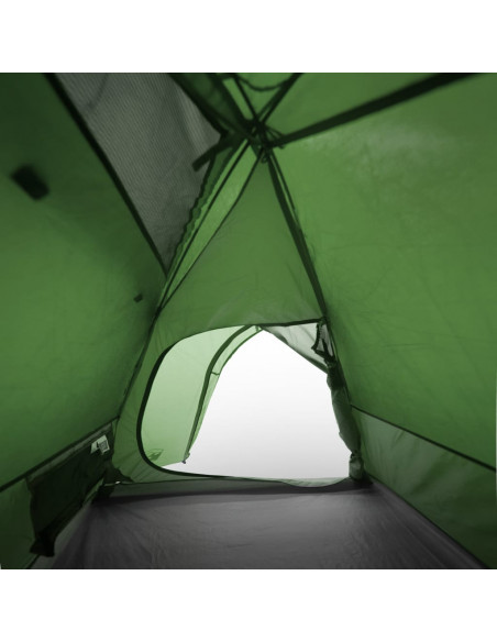 Tenda da Campeggio a Cupola per 2 Persone Verde Impermeabile