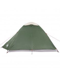 Tenda da Campeggio a Cupola per 2 Persone Verde Impermeabile 2