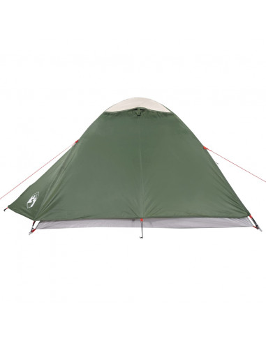 Tenda da Campeggio a Cupola per 2 Persone Verde Impermeabile