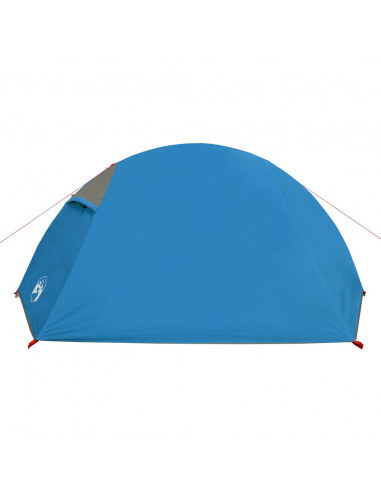 Tenda da Campeggio a Cupola per 2 Persone Blu Impermeabile