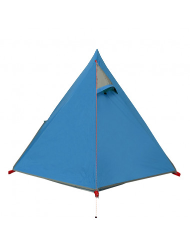 Tenda da Campeggio a Cupola per 2 Persone Blu Impermeabile