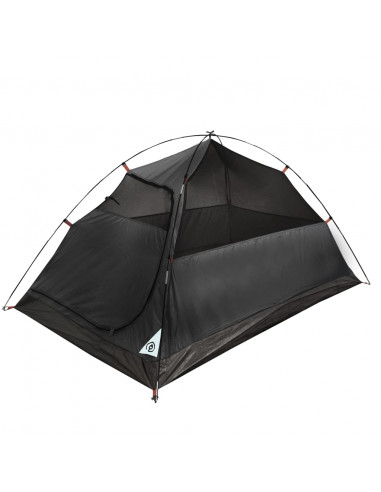 Tenda Campeggio a Cupola 2 Persone Bianca Tessuto Impermeabile