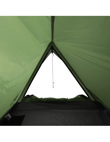Tenda da Campeggio per 2 Persone Verde Impermeabile