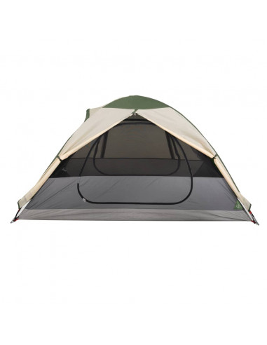 Tenda da Campeggio a Cupola per 2 Persone Verde Impermeabile
