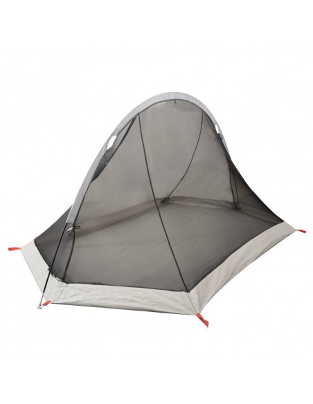Tenda da Campeggio a Cupola 2 Persone Grigio e Arancione