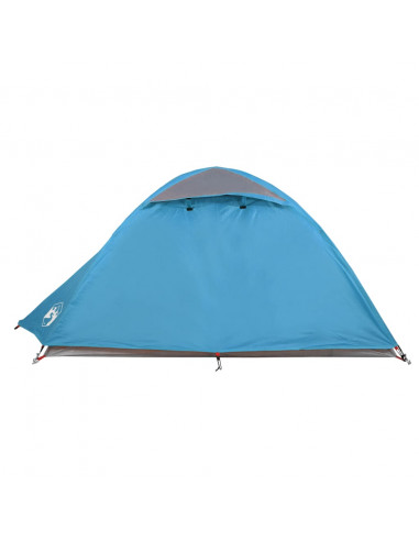 Tenda da Campeggio a Cupola per 2 Persone Blu Impermeabile