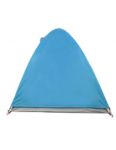 Tenda da Campeggio a Cupola per 2 Persone Blu Impermeabile
