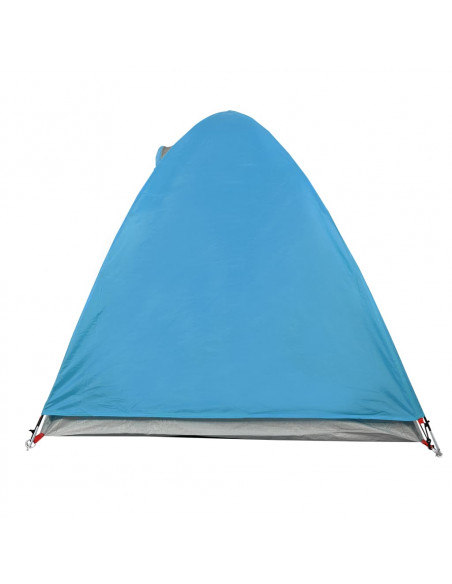 Tenda da Campeggio a Cupola per 2 Persone Blu Impermeabile