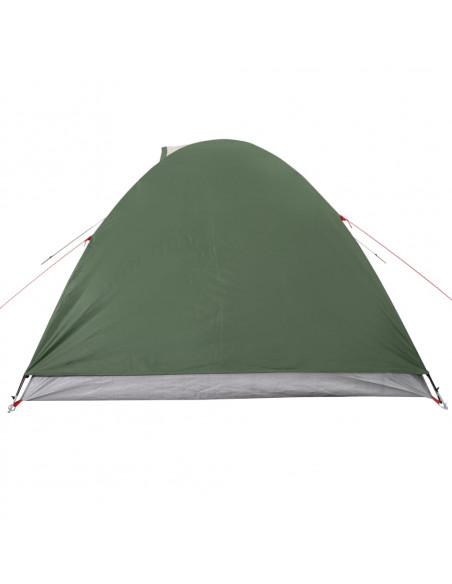 Tenda da Campeggio a Cupola per 4 Persone Verde Impermeabile