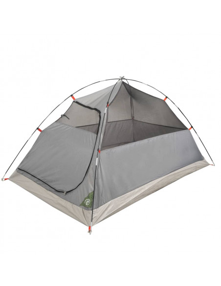 Tenda da Campeggio a Cupola per 4 Persone Verde Impermeabile