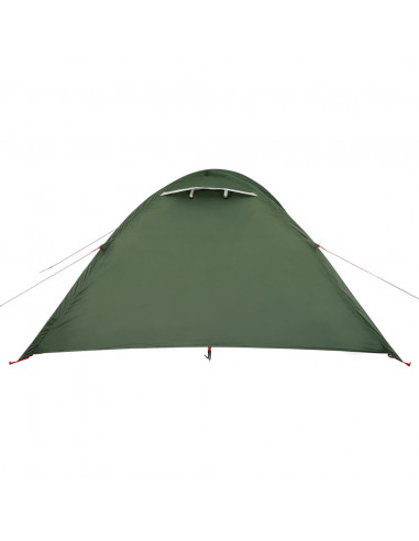 Tenda da Campeggio a Cupola per 4 Persone Verde Impermeabile