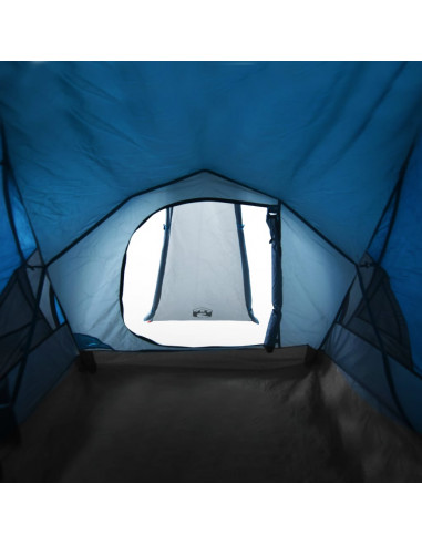 Tenda da Campeggio a Cupola per 2 Persone Blu Impermeabile