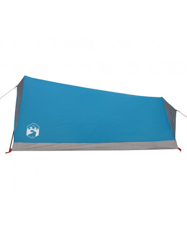 Tenda da Campeggio per 2 Persone Blu Impermeabile