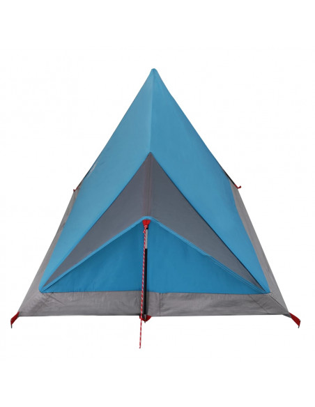 Tenda da Campeggio per 2 Persone Blu Impermeabile