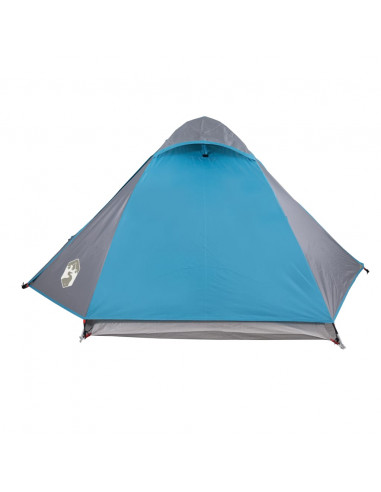 Tenda da Campeggio a Cupola per 2 Persone Blu Impermeabile