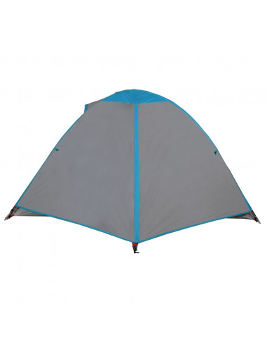 Tenda da Campeggio a Cupola per 2 Persone Blu Impermeabile