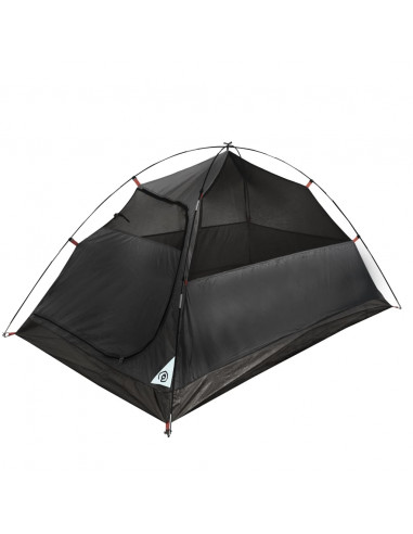 Tenda Campeggio a Cupola 2 Persone Bianca Tessuto Impermeabile