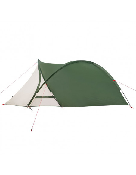Tenda da Campeggio a Cupola per 2 Persone Verde Impermeabile