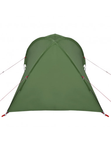 Tenda da Campeggio a Cupola per 2 Persone Verde Impermeabile