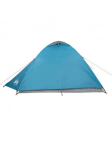 Tenda da Campeggio a Cupola per 2 Persone Blu Impermeabile