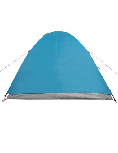 Tenda da Campeggio a Cupola per 2 Persone Blu Impermeabile