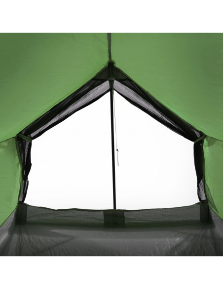 Tenda da Campeggio per 2 Persone Verde Impermeabile