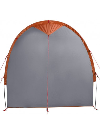 Tenda Portaoggetti Grigio e Arancione Impermeabile