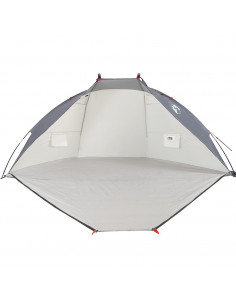 Tenda da Spiaggia Grigia 268x223x125 cm in Poliestere 185T 2