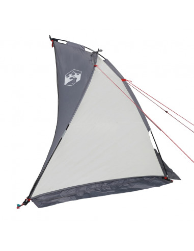 Tenda da Spiaggia Grigia 268x223x125 cm in Poliestere 185T