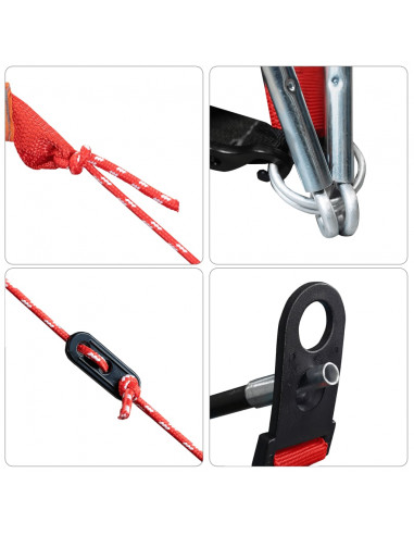 Tenda da Spiaggia Grigia 268x223x125 cm in Poliestere 185T