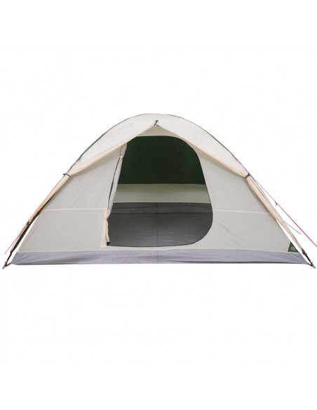 Tenda da Campeggio a Cupola per 6 Persone Verde Impermeabile
