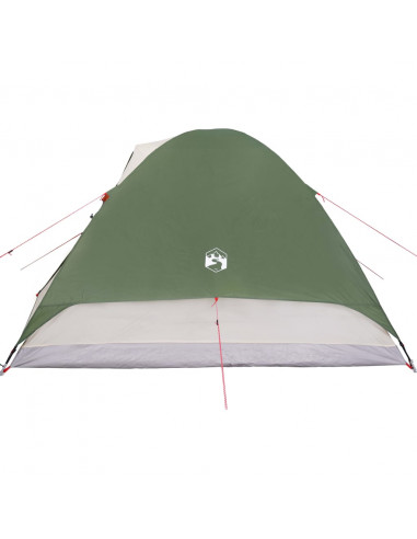 Tenda da Campeggio a Cupola per 6 Persone Verde Impermeabile