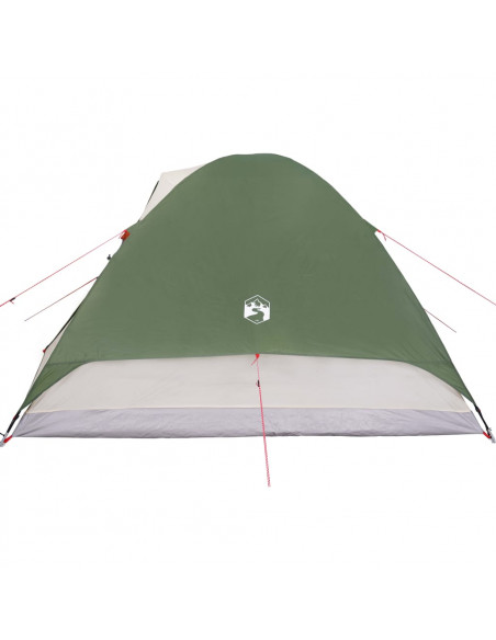 Tenda da Campeggio a Cupola per 6 Persone Verde Impermeabile