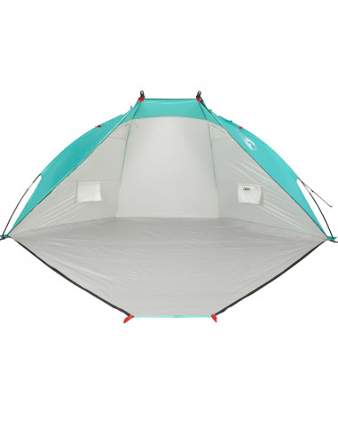 Tenda da Spiaggia Verde Mare 268x223x125 cm in Poliestere 185T