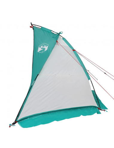Tenda da Spiaggia Verde Mare 268x223x125 cm in Poliestere 185T