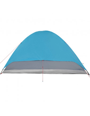 Tenda da Campeggio a Cupola per 6 Persone Blu Impermeabile