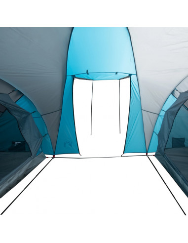Tenda da Campeggio a Cupola per 4 Persone Blu Impermeabile