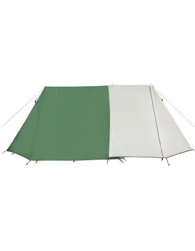 Tenda da Campeggio per 3 Persone Verde Impermeabile