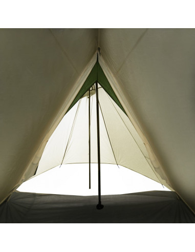 Tenda da Campeggio per 3 Persone Verde Impermeabile