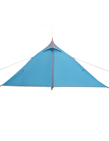 Tenda da Campeggio Tipi per 1 Persona Blu Impermeabile
