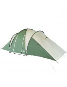 Tenda da Campeggio a Cupola per 6 Persone Verde Impermeabile 2