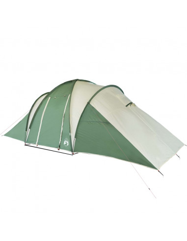 Tenda da Campeggio a Cupola per 6 Persone Verde Impermeabile