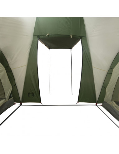 Tenda da Campeggio a Cupola per 6 Persone Verde Impermeabile