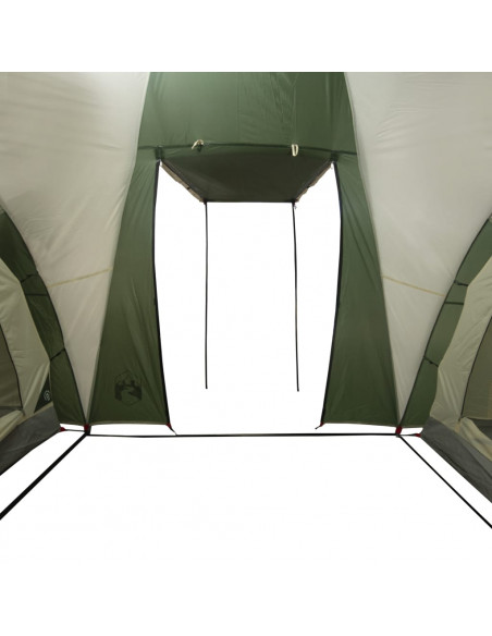 Tenda da Campeggio a Cupola per 6 Persone Verde Impermeabile