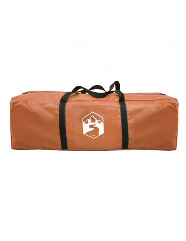 Tenda per Toilette Grigio e Arancione Impermeabile