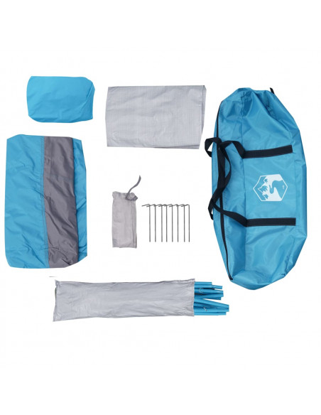 Tenda per Toilette Blu Impermeabile