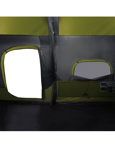 Tenda Campeggio 9 Persone Blu Rilascio Rapido Impermeabile