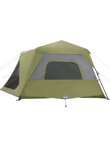 Tenda Campeggio 10 Persone Blu Rilascio Rapido Impermeabile
