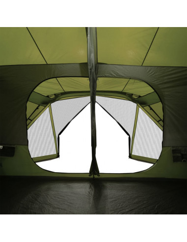 Tenda Campeggio 10 Persone Blu Rilascio Rapido Impermeabile