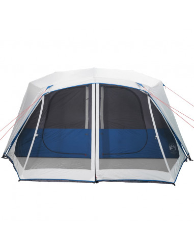 Tenda Famiglia con LED 10 Persone Verde Chiaro Rilascio Rapido